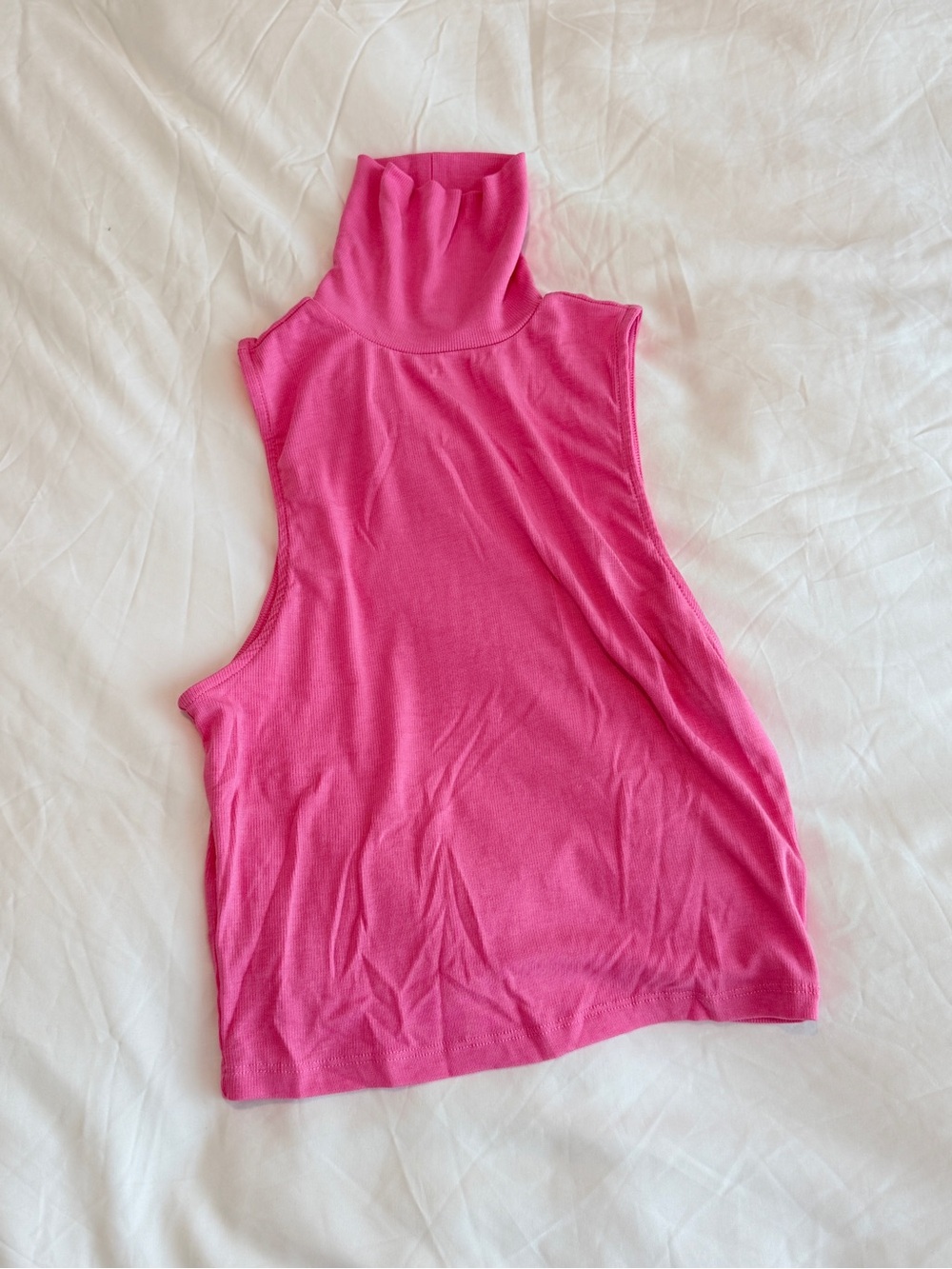AritziaSleeveless Turtleneck Top - Pink